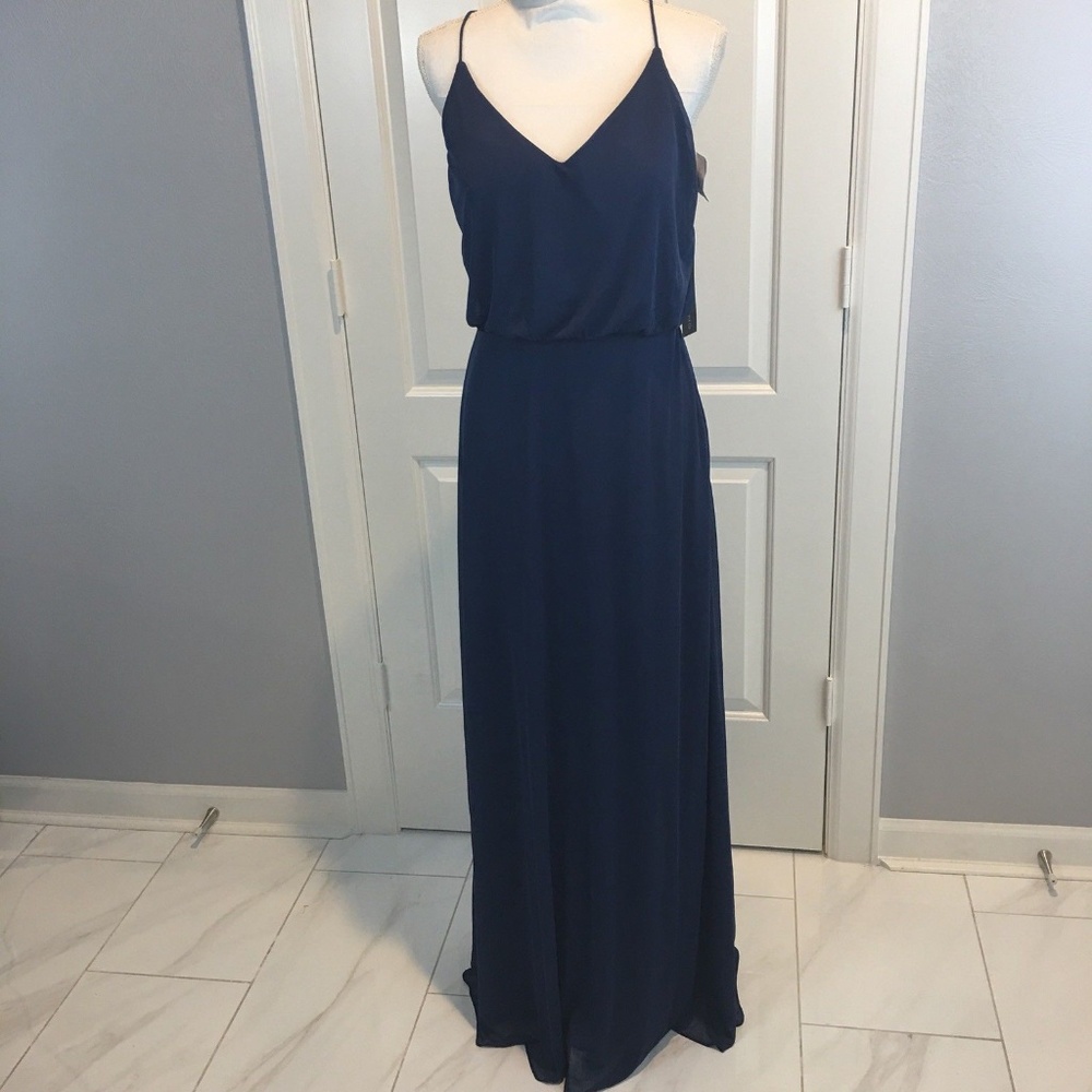 Alfred Sung Women Dress Size 10 Maxi Blouson Sofia